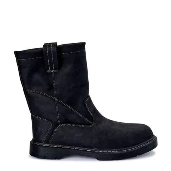 Herman Survivors Pull On Steel Toe Leather Work Boots Theo Oil Slip Resist Sz 14 - Picture 4 of 9
